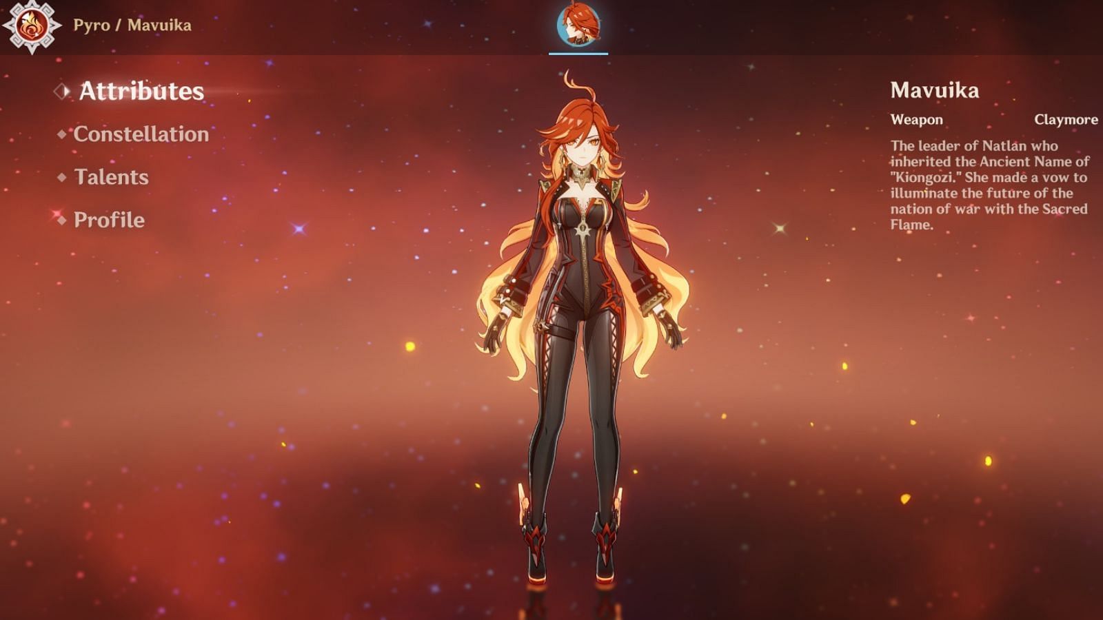 Mavuika in-game (Image via HoYoverse)